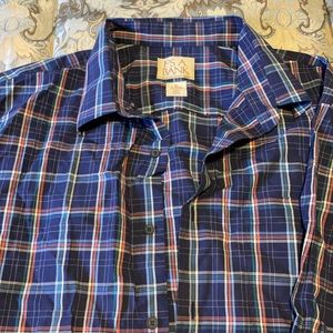 EUC Jos A. Bank men’s long sleeve shirt blue XL